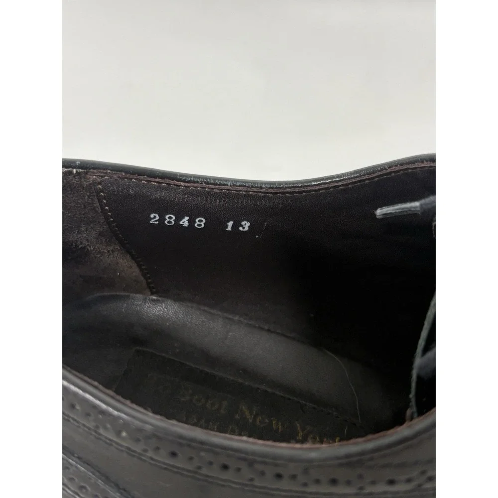 TO BOOT NEW YORK Adam Derrick Men's 13 Black Leather Brogue Captoe Oxford Shoes